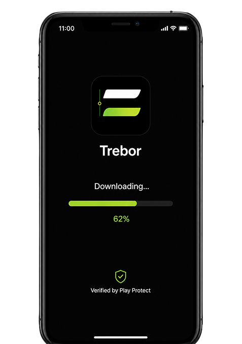 Trebor app download screen